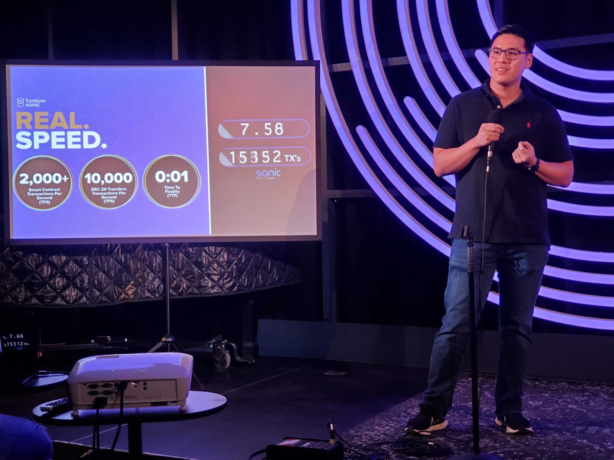 Sonic Labs (@soniclabs) on Twitter photo Last night was a movie and #Sonic was the star β
Share any photos of the event, repping your new π at a conference, or just a selfie with someone you met π  Tag $FTM + #FantomVibe so we can find it and reshare!
Presentation video and recap coming soon π½οΈ Last night was a movie and #Sonic was the star β
Share any photos of the event, repping your new π at a conference, or just a selfie with someone you met π  Tag $FTM + #FantomVibe so we can find it and reshare!
Presentation video and recap coming soon π½οΈ
