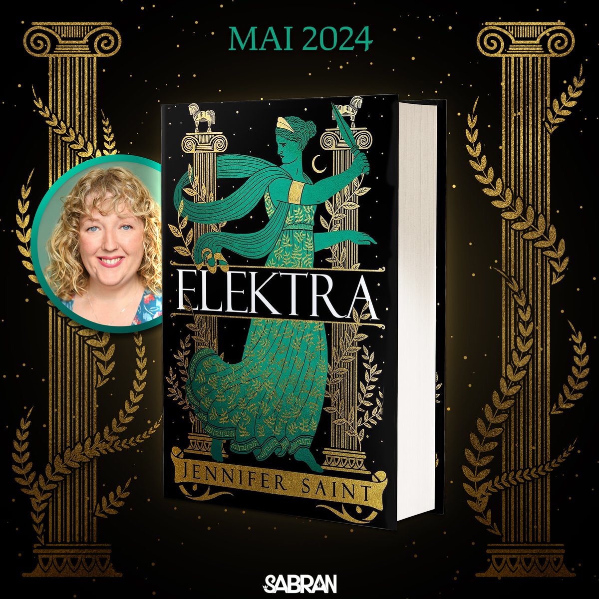 Sabran_editions's tweet photo. [ANNONCE] Après l’incroyable “Ariane”, Jennifer Saint revient en mai chez Sabran pour mettre à l’honneur une autre figure féminine de la mythologie grecque : “Électre”. 🏺 https://t.co/DmPtHJg8rD