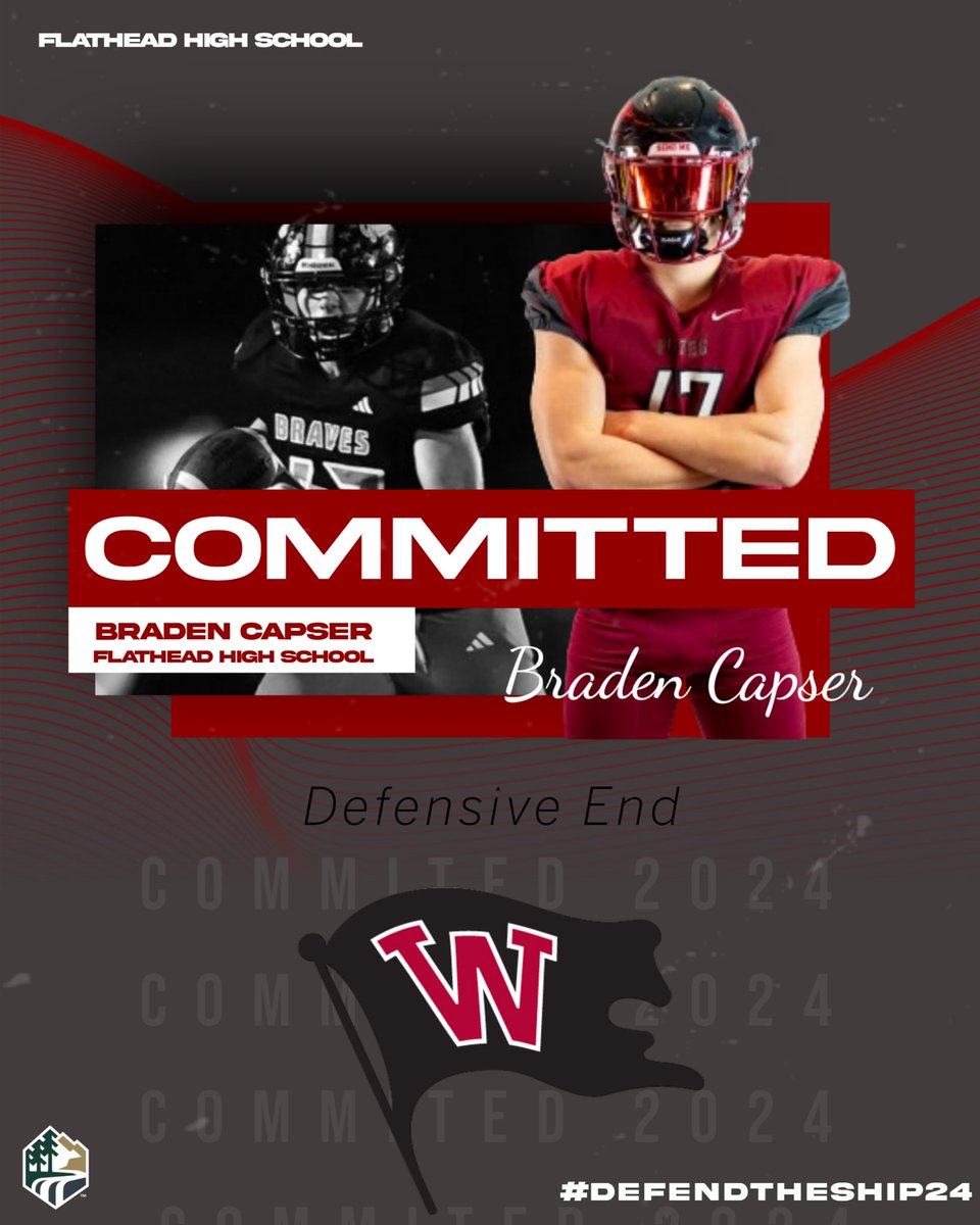 I am thrilled and extremely grateful to announce my commitment to Whitworth University. 

Thanks to the Whitworth coaching staff for this incredible opportunity!

<a href="/WhitworthFB/">Whitworth FB</a> <a href="/Coach__Shaw/">Mac Shaw</a> <a href="/coachsandberg/">Rod Sandberg</a> 
#gobucs #defendtheship