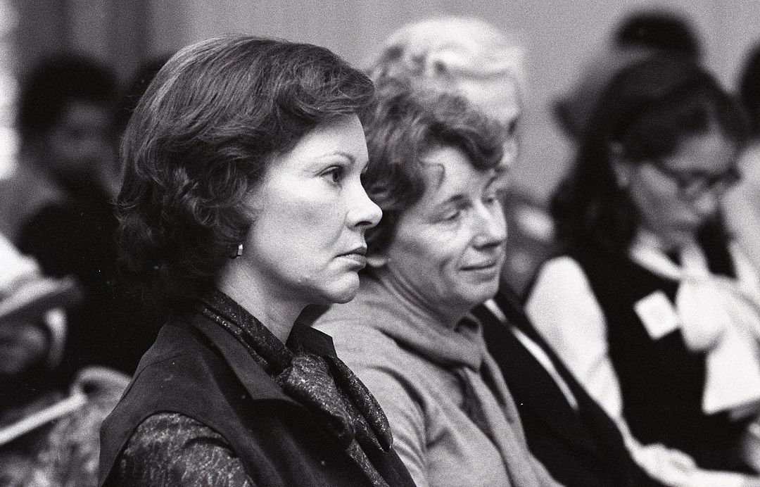 In April 1978, Pres. Carter created the National Advisory Committee for Women, dedicated to promoting full equality of women within the Energy Dept. First Lady Rosalynn Carter spoke at the Women's Energy Briefing 3/16/78. 
#ArchivesWomenInSTEM #CarterLibrary #PresidentialLibrary