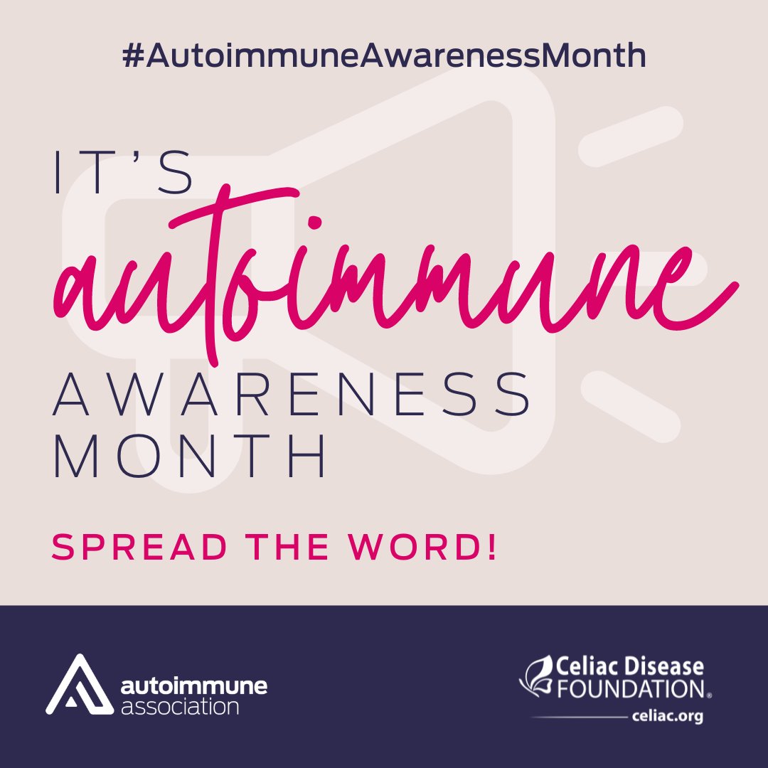CeliacDotOrg's tweet image. March is #AutoimmuneAwarenessMonth! An autoimmune disease (like #CeliacDisease) is a condition in which the immune system mistakenly attacks and damages healthy body tissue &amp;amp; cells, rather than protecting the body as it was designed to do. autoimmune.org/disease-inform… @AutoimmuneAssoc