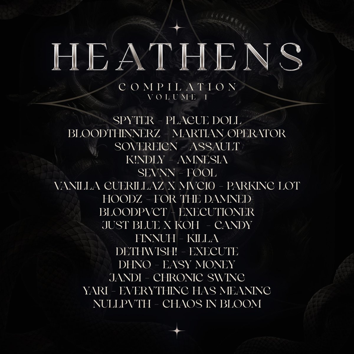 7thCircleLLC's tweet photo. HEATHENS COMPILATION VOL. 1

15 INSANE TRACKS | MARCH 8TH

PRE (SAVE) BELOW https://t.co/KJ3WyhfTJn