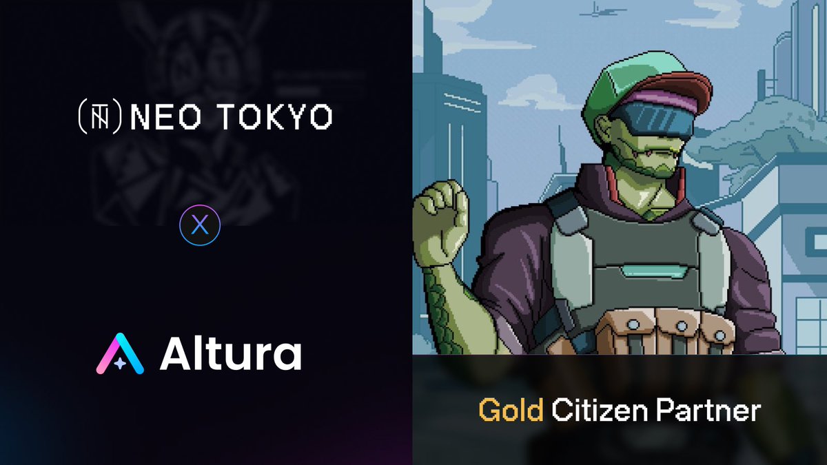 altura's tweet photo. 📣 We are excited to join the @NeoTokyoCode Citizen rank as a Gold Partner 📣

All Citizens will be able to take advantage of Altura’s White Label Marketplace solution for 🆓

Altura is building proudly in The Citadel and we want to provide all Neo Tokyo members with the best access and support to our suite our products 🤝🧱