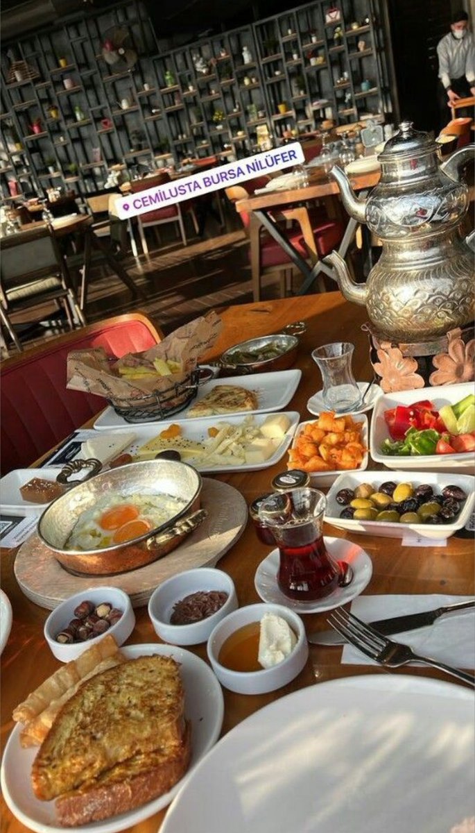 Bu sabahki kahvaltımdan bir kare.😊