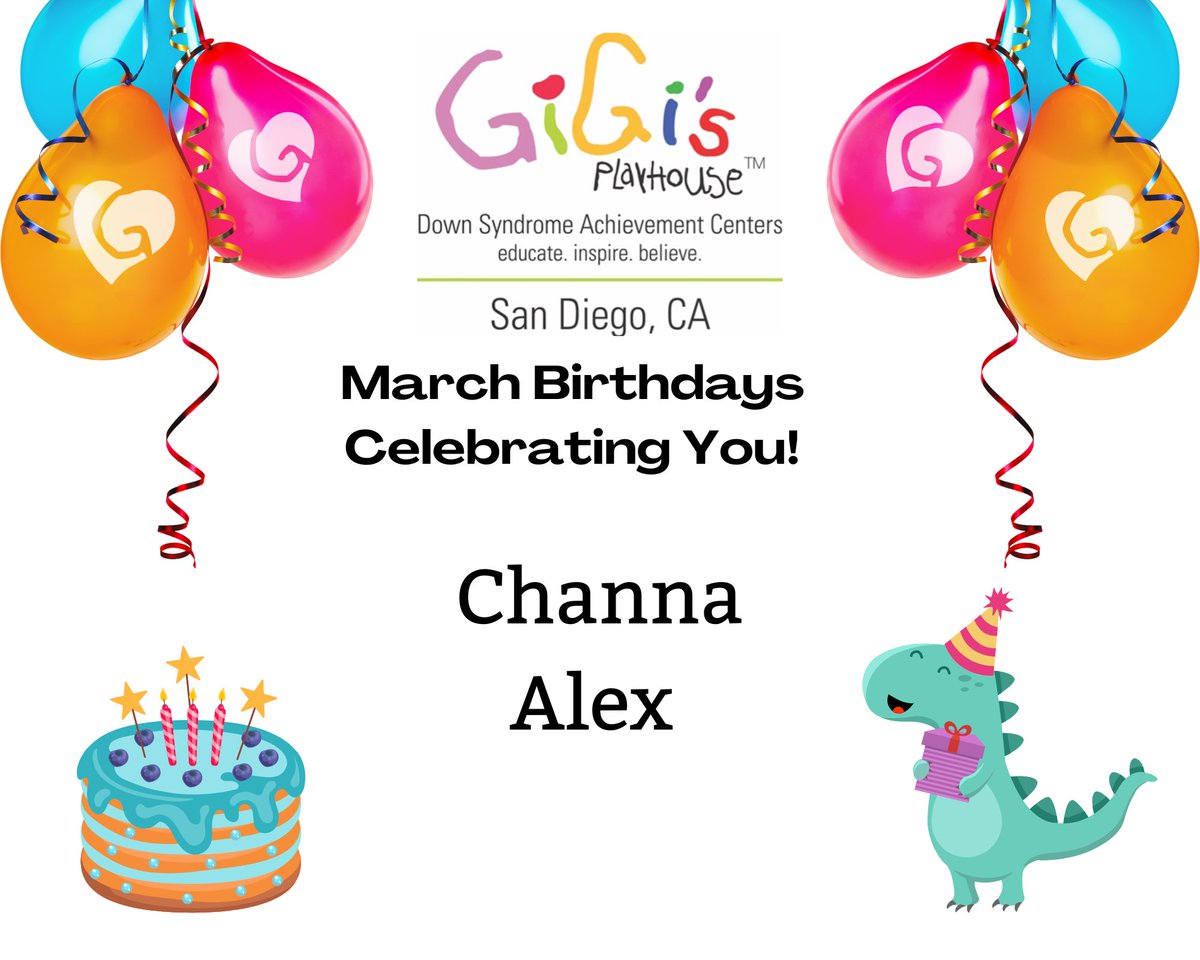 March birthdays and World Down Syndrome month oh my!!!