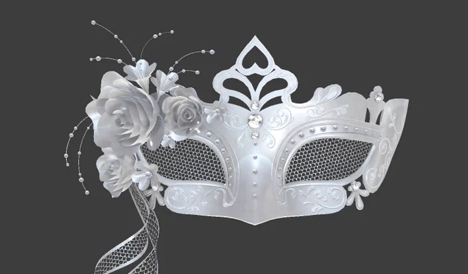 A mask i made for a friend for practice !!!! #b3d #vrchat 