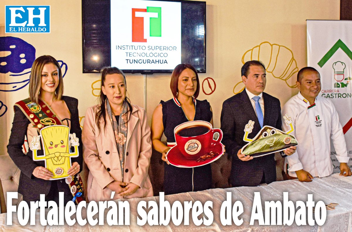 ElHeraldoAmbato's tweet photo. #Ambato | #CaféConquistador, en alianza con el Instituto Superior Tecnológico Tungurahua, tiene previsto impulsar los sabores de Ambato con la elaboración de la huma y quimbolito más grande. 🫔🍞☕  #Tungurahua Más detalles en 👉🏻https://t.co/yb2JTSbWgY https://t.co/UM2SXvKWfU