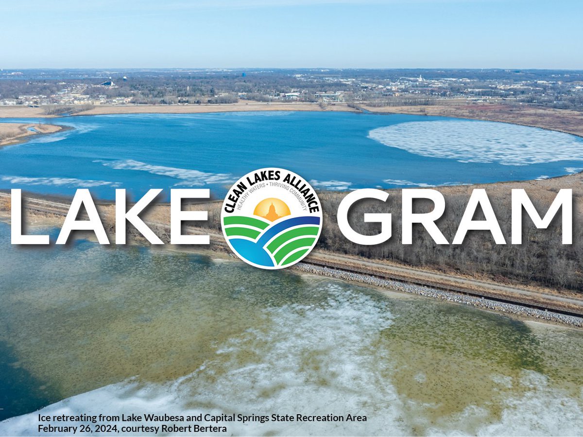 Our March #LakeOGram is here with registration for Loop the Lake &amp; how to join us for a tour of Madison Metropolitan Sewerage District. We also have info about how you can help guide public park decisions, details about this year's ice off, &amp; more!

More: cleanlakesalliance.org/lake-o-gram/