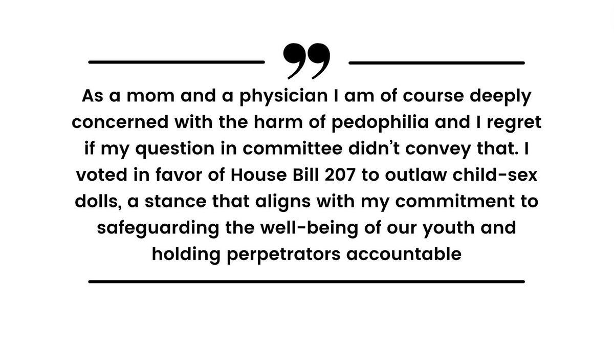 My statement clarifying my comments made on House Bill 207: