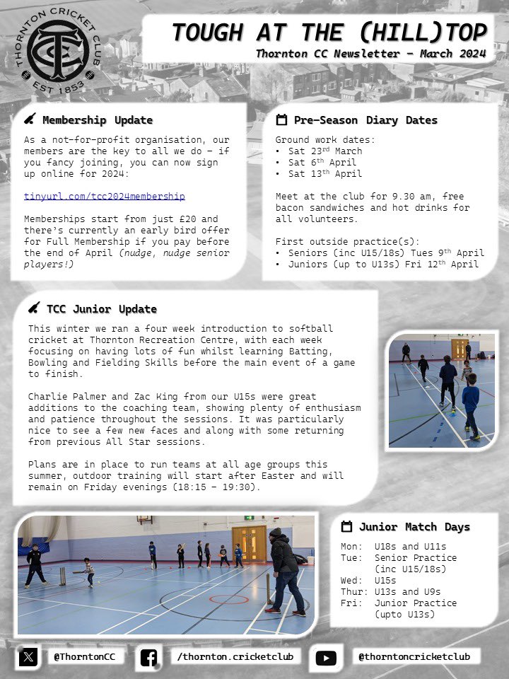 Thornton CC (@thorntoncc) on Twitter photo It’s here….. the first ever TCC monthly newsletter! Enjoy the read #oneclub <a href="/HalifaxCL/">Halifax Cricket League</a> <a href="/Halifaxjuniorc1/">Halifaxjuniorcricket</a> <a href="/cricketyorks/">Cricket Yorkshire</a> <a href="/Bradford_TandA/">Telegraph & Argus</a> <a href="/regnels1/">REG NELSON</a> <a href="/HXCourier/">Halifax Courier</a> It’s here….. the first ever TCC monthly newsletter! Enjoy the read #oneclub <a href="/HalifaxCL/">Halifax Cricket League</a> <a href="/Halifaxjuniorc1/">Halifaxjuniorcricket</a> <a href="/cricketyorks/">Cricket Yorkshire</a> <a href="/Bradford_TandA/">Telegraph & Argus</a> <a href="/regnels1/">REG NELSON</a> <a href="/HXCourier/">Halifax Courier</a>