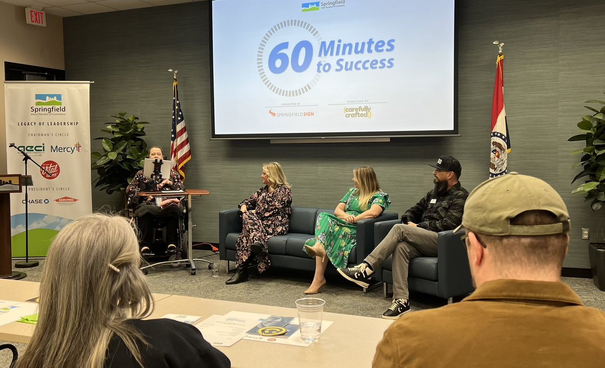 Great discussion at @SGFChamber re: hiring employees of all abilities. Thanks to these leaders for sharing their stories, best practices, and opportunities @AbilitiesFirst Jordan Essentials @MStinnettSWMO @dsgolife