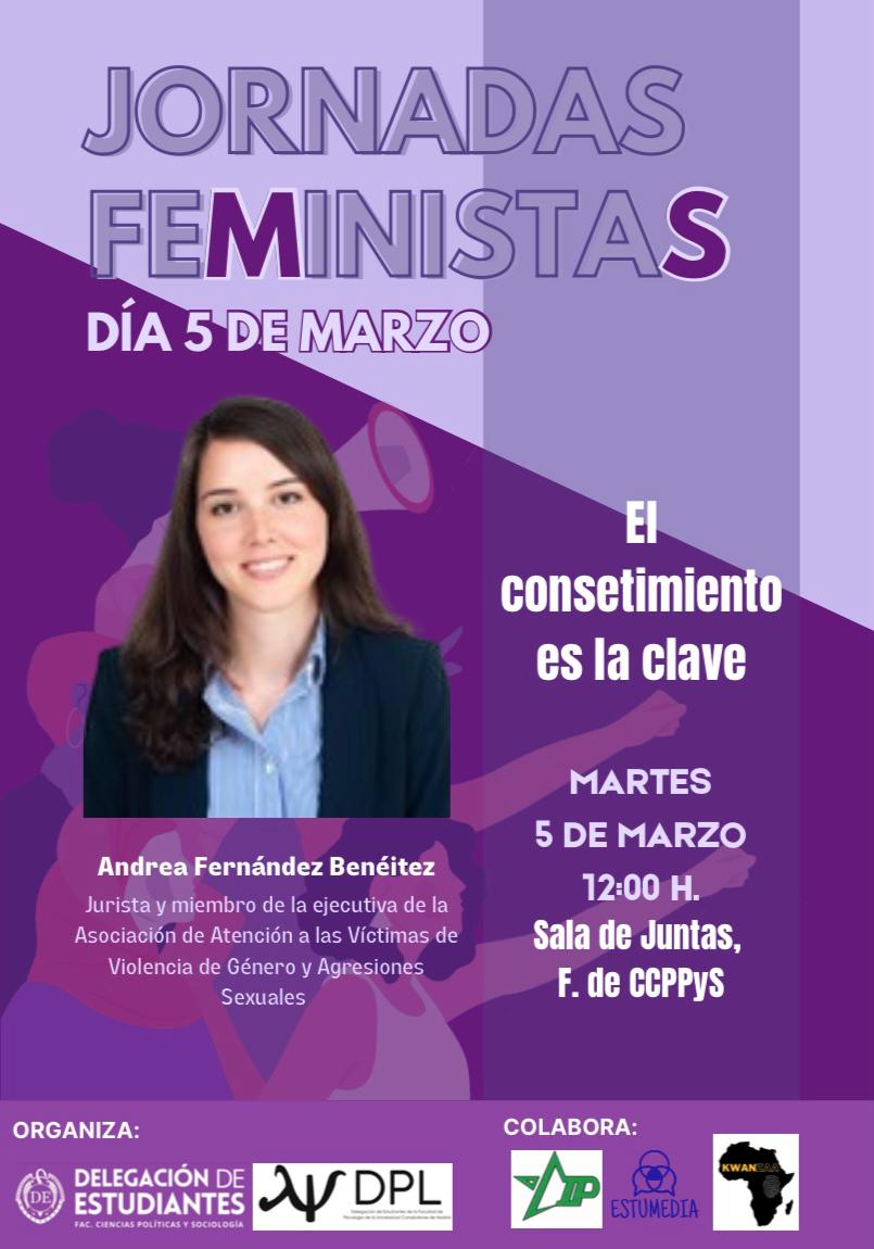 aip_cps's tweet photo. 👉 Desde AIP os esperamos el próximo 5 de marzo para escuchar a Andrea Fernández, diputada socialista y exsecretaria de igualdad del PSOE. https://t.co/hd1GtVUEQ5