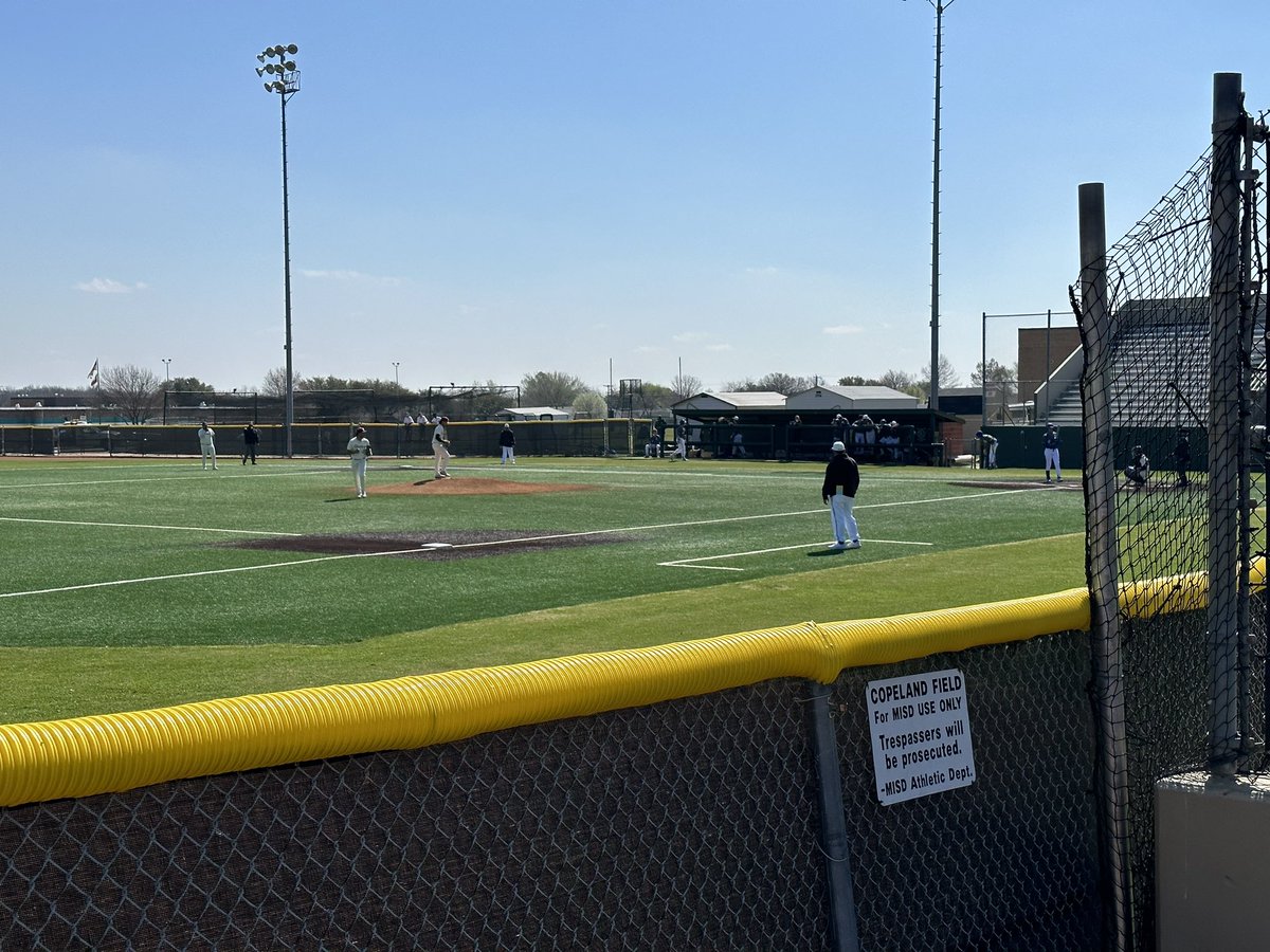 CodyStutts's tweet photo. It's a great day for some @SvaleRaiderBSB! Love seeing our Sunnyvale Raiders playing my alma mater 6A Mesquite Skeeters! Let's gooooooo @CoachGeer! 🏆 https://t.co/4v96EfnLq1