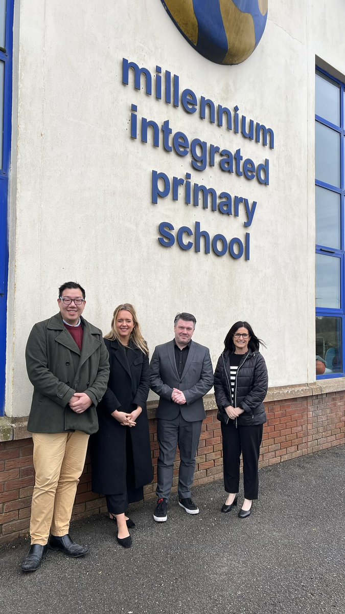 Millennium IPS (@millenniumips) on Twitter photo We were delighted to welcome <a href="/CllrDavidLeeAP/">Cllr. David Lee-Surginor | 李嘉誠 🟡</a> <a href="/KateNicholl/">Kate Nicholl</a> and <a href="/PaulaJaneB/">Paula Bradshaw MLA</a> to the launch of Integrated Education Month and to talk about our response to the disappointing news regarding the new school.
Constructive way forward planned and heart-felt thanks for all the support. We were delighted to welcome <a href="/CllrDavidLeeAP/">Cllr. David Lee-Surginor | 李嘉誠 🟡</a> <a href="/KateNicholl/">Kate Nicholl</a> and <a href="/PaulaJaneB/">Paula Bradshaw MLA</a> to the launch of Integrated Education Month and to talk about our response to the disappointing news regarding the new school.
Constructive way forward planned and heart-felt thanks for all the support.