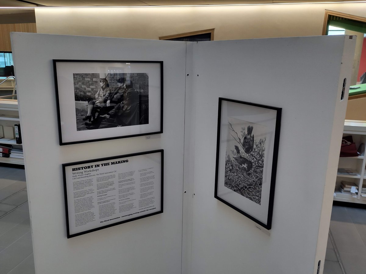Absolutely thrilled to see this new exhibition up in <a href="/TheHiveWorcs/">The Hive</a>!

1 March - 1 April, open 7 days a week

It's the culmination of History in the Making - an <a href="/ace_national/">Arts Council England</a> project drawing inspiration from the archives to create wonderful artwork, poetry, photographs and zines.