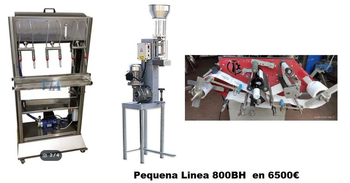 ServiceCanaria1's tweet image. LINEA DE LLENADO SEMIAUTOMATICA 800 BH

Llenadoras semiautomáticas, construidas totalmenteen inox, para llenado por gravedad, con posibilidad de incorporación de bomba y sonda.
Con caños  articulados para favorecer la introducción y extracción de las botellas.
Versión