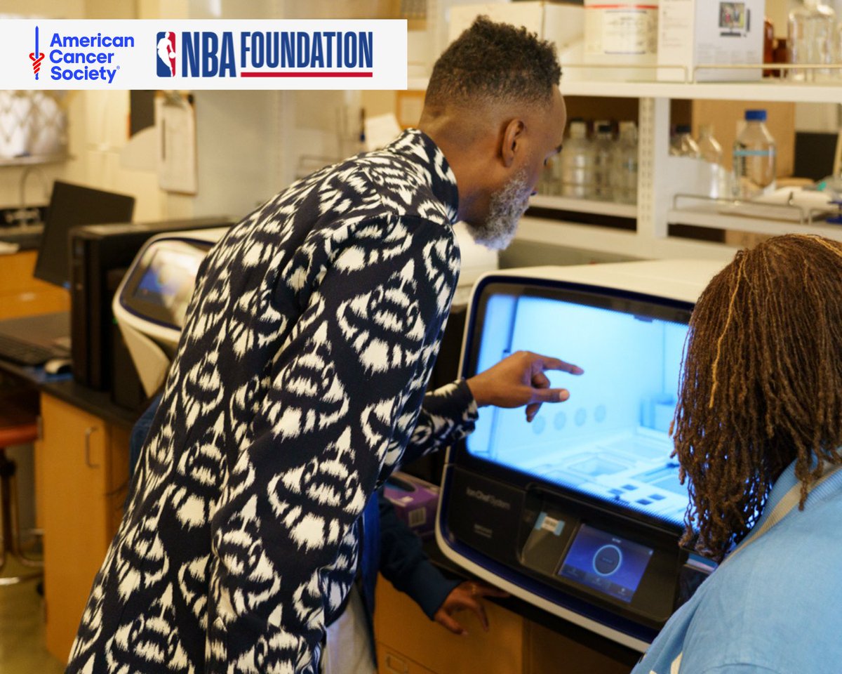 (1/3) The American Cancer Society is thrilled to announce the @NBA Foundation has made their largest donation to our Center for Diversity in Cancer Research Training since its inception!