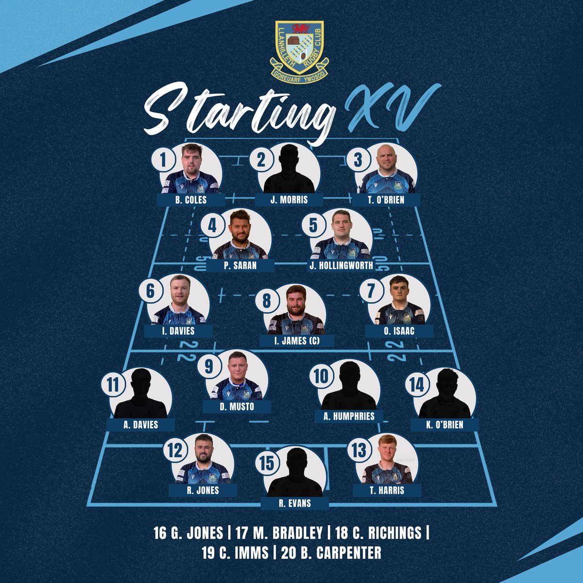 STARTING XV | This is how we lineup to face Rhymney Rugby Club tomorrow🏉

🏆 League Match
🏟️ Home
📍NP13 2RX
⏱️ 14:30 KO

#rhinos 🦏