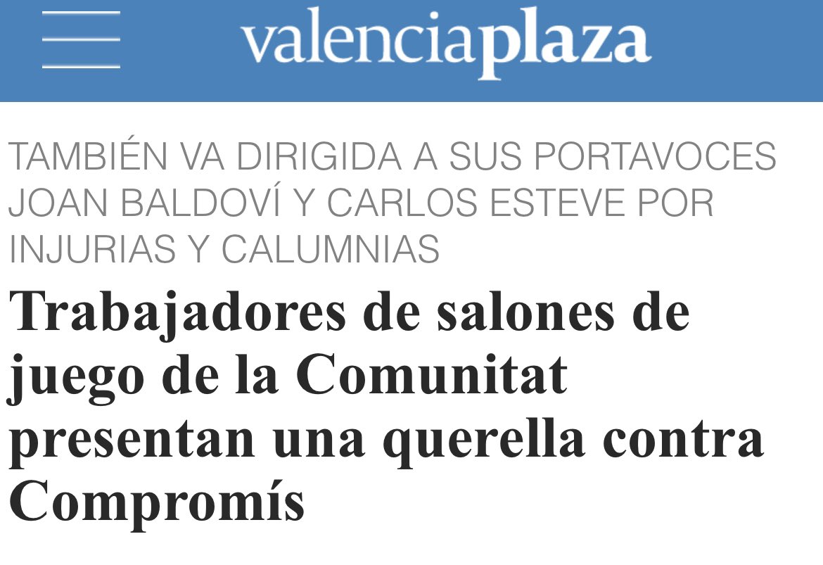compromis's tweet photo. És un honor que ens denuncie la patronal que fa negoci amb la ludopatia.

Gràcies. https://t.co/ElIudInWYv