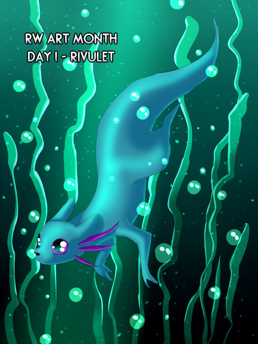 ElsaFogen's tweet image. it's been a year boys  
#rainworld #rain_world #RWArtMonth #rivulet