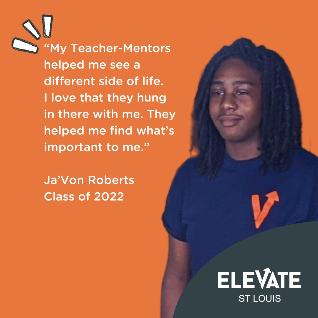 ElevateStLouis's tweet image. Click the link and take two minutes to learn more about Ja Von&apos;s journey with Elevate St. Louis. youtu.be/Pp9X5Qqx3ck?si…
Invest in what works. Donate at elevatestlouis.org/donate.

#NoOneGetsThereAlone
#LetsChangeTheNarrative