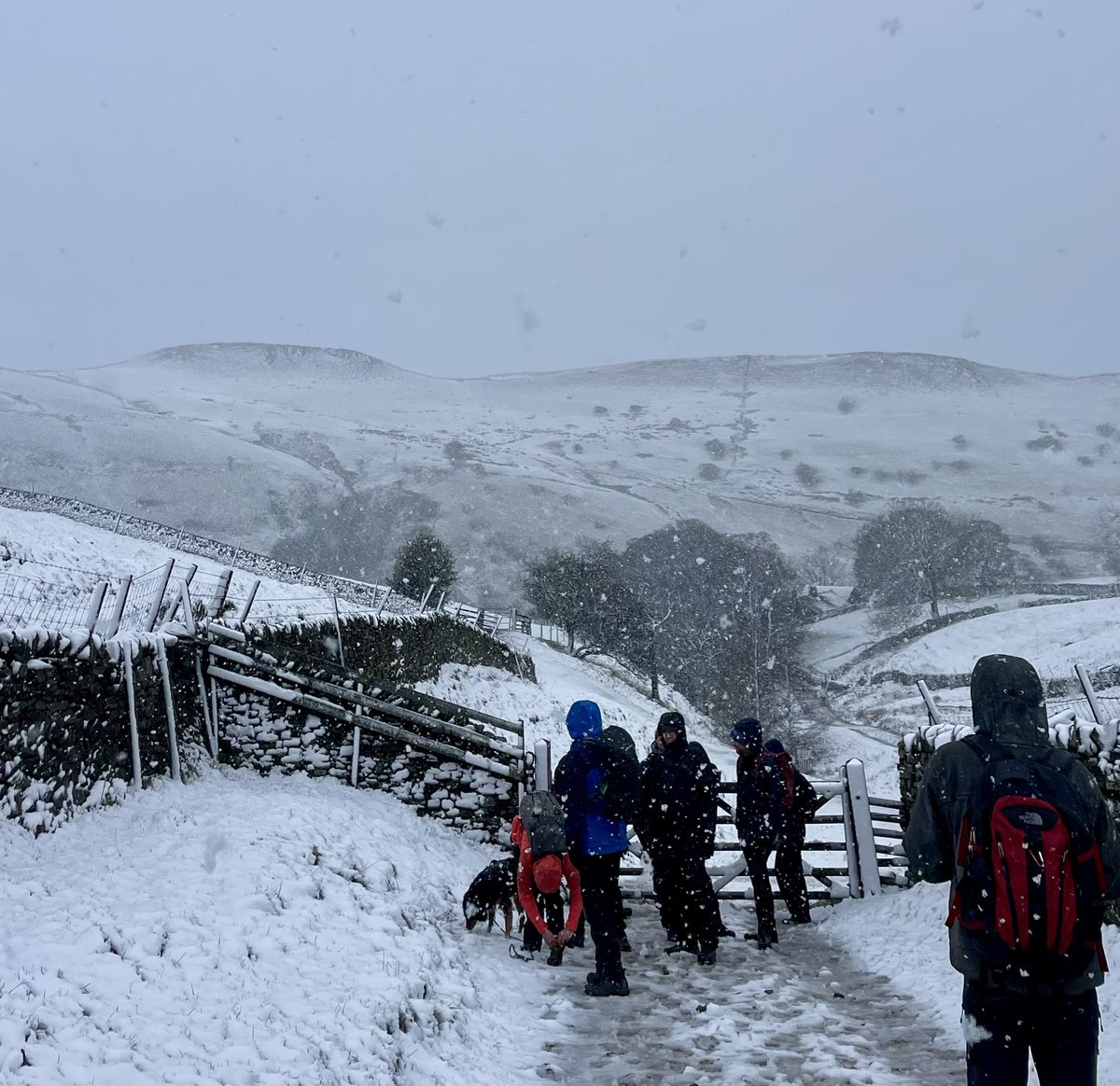 Snowy conditions and tough on the legs but a cracking @freshwalks as always!