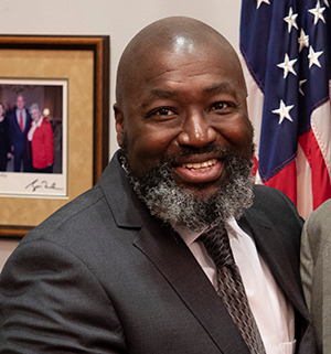 My colleague Matthew Charles in Jefferson City, MO this week advocating #SecondChances, #PrisonOversight, and #NoNewMandatories. He took time to #VisitAprison at Algoa with formerly incarcerated Bo Cornelius, who now runs a program in the same prison where he did time.