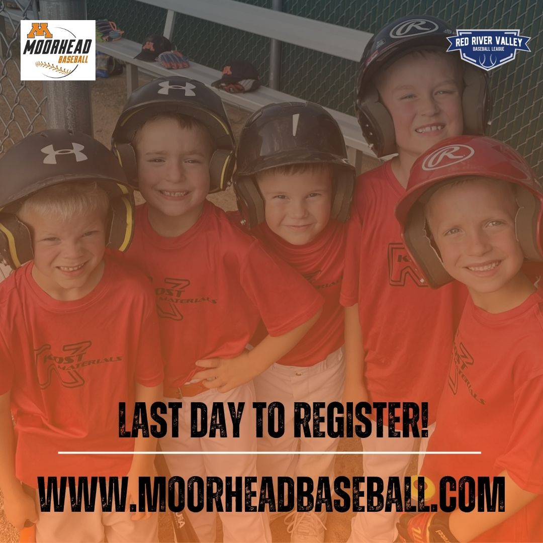 MhdYthBaseball's tweet image. ⚾️Registration Closes Today!!⚾️

Registration for RRVL closes tonight! Make sure to register and make it a summer to remember!

moorheadbaseball.com/Default.aspx?t…