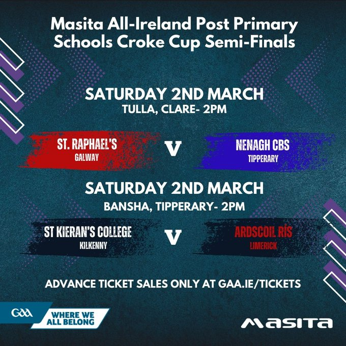 Busy day tomorrow 👉 3 @officialgaa Introduction To Coaching Gaelic Games Courses 👉 1 Early Years Coaching Workshop 👉 3 Galway Post Primary Schools in action in All Ireland Semi Finals with a 4th school on Sunday 👉Our @Galway_GAA Snr Hurlers 'Meet & Greet' in Pearse 🏟️