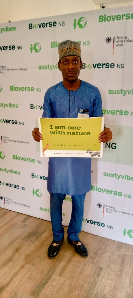 JULIUS AKINRINDE (@akinrindejulius) on Twitter photo Yesterday was at the <a href="/BioverseNG/">BioverseNG</a> National Conference put together by <a href="/SustyVibes/">SustyVibes</a> in support of the Embassy of the Federal Republic of Germany in Nigeria.
This is because of my drive for Global Climate Actions and Sustainability that is weaved around Biodiversity. Yesterday was at the <a href="/BioverseNG/">BioverseNG</a> National Conference put together by <a href="/SustyVibes/">SustyVibes</a> in support of the Embassy of the Federal Republic of Germany in Nigeria.
This is because of my drive for Global Climate Actions and Sustainability that is weaved around Biodiversity.