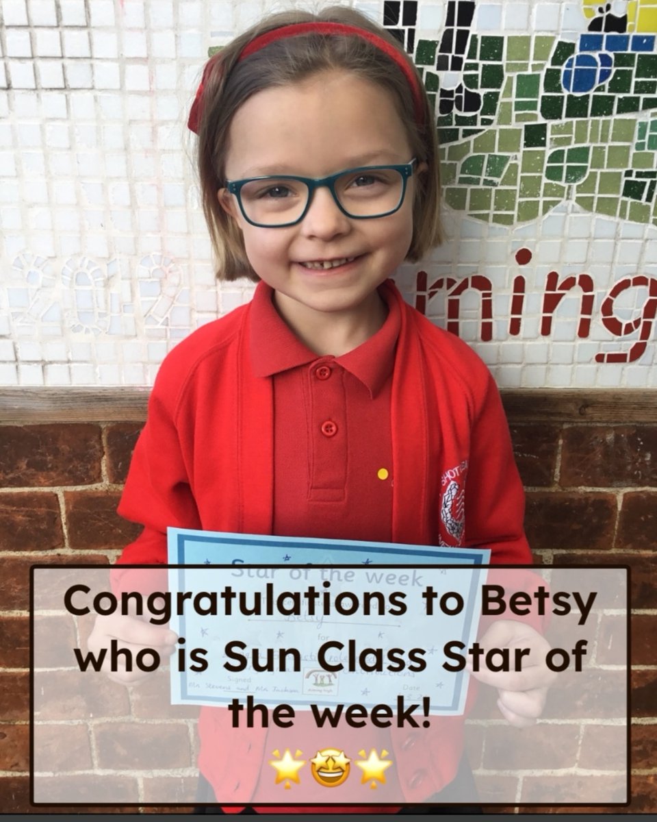 Star of the week for Betsy-Boo who's sooo happy and has brightened up what has been a very wet and dull day despite being St David's Day and the 1st March! Well done Boo!! 🤩🥰 #BetsyBoo #SunClass @BLVISchool