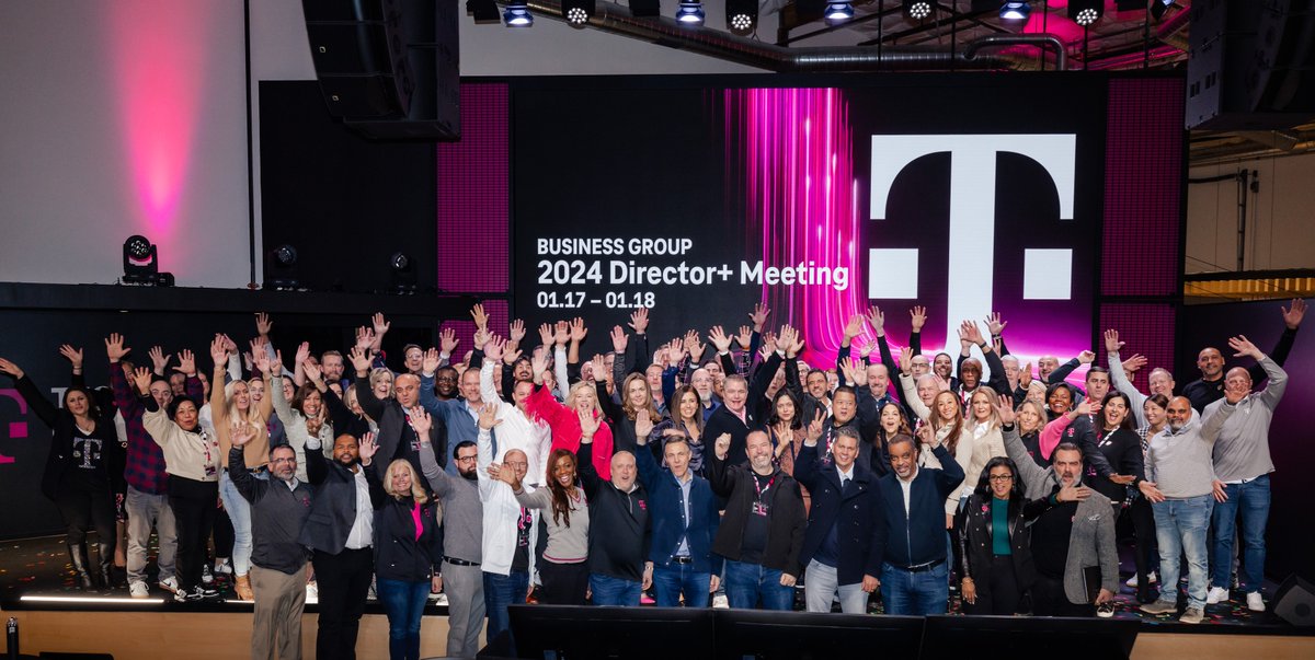 The @TMobileBusiness team continues to deliver year after year and never lose sight of our mission to provide #5G enterprise solutions and enable innovation and customer love at scale. It’s an honor to learn from them every day. Thank you for all you do! #EmployeeAppreciationDay