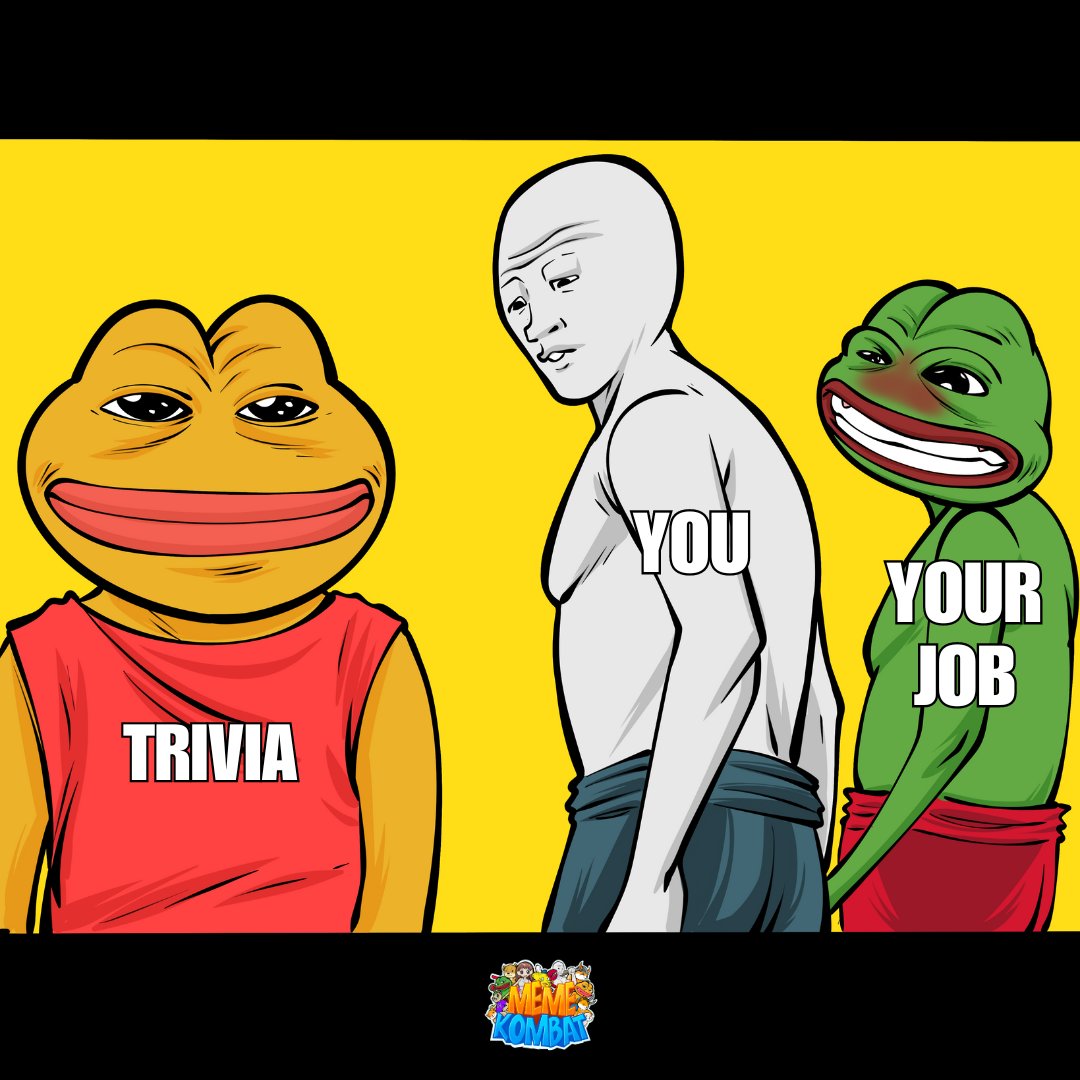 Meme_Kombat's tweet image. Meme Kombat Trivia Time 📚 

What year was the 'Distracted Boyfriend' meme originally posted? 

Stand a chance to win $50 by answering correctly. Remember to repost + like! 🥊 Only 3 hours until we draw this one⏰