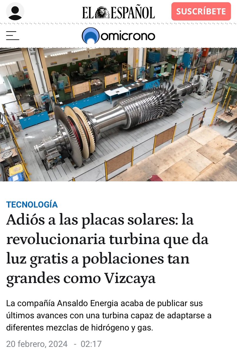 j_groizard's tweet photo. Wow. O sea todo mal.

No entiendo que un periódico como @elespanolcom pueda publicar esto que no es que sea clickbait, es que es fake - y poco menos que un insulto a las leyes de la termodinámica 🤷‍♂️

Mini 🧵

https://t.co/aLF4iX3itm https://t.co/fDEuRMxy6l