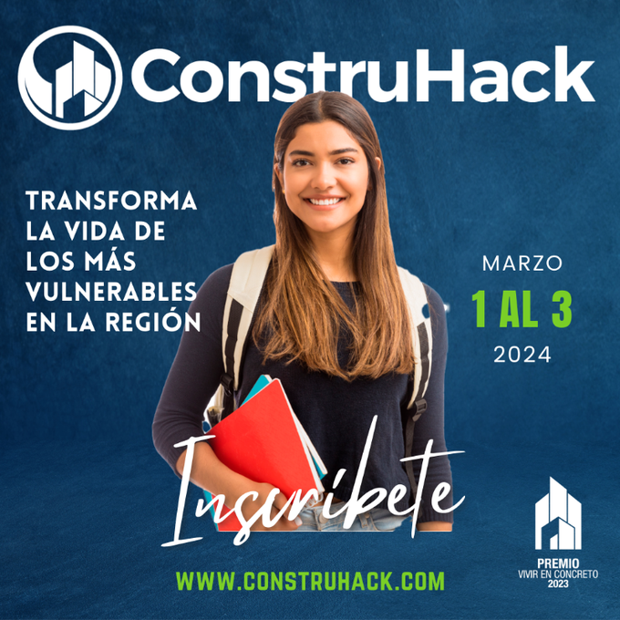 📷📷 ¿Estudias una carrera relacionada con la #Construcción? ¡Participa en la primera Hackathon dedicada a la construcción de #ViviendasEficientes, sostenibles y resilientes. 📷📷
#CámaraNacionaldelCemento
#ConstruHack2024 #ConstruHack #ViveResiliente