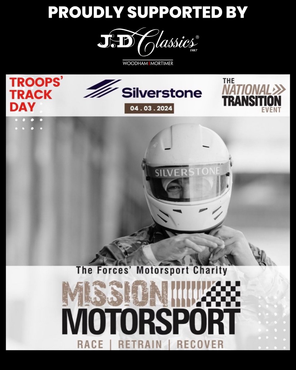 Silverstone provides the backdrop on 4th March as the UK’s largest Armed Forces’ National Transition Event and Troops’ Track Day return to the Wing and GP Circuit, delivered once again by The Forces’ Motorsport Charity, Mission Motorsport. missionmotorsport.org
