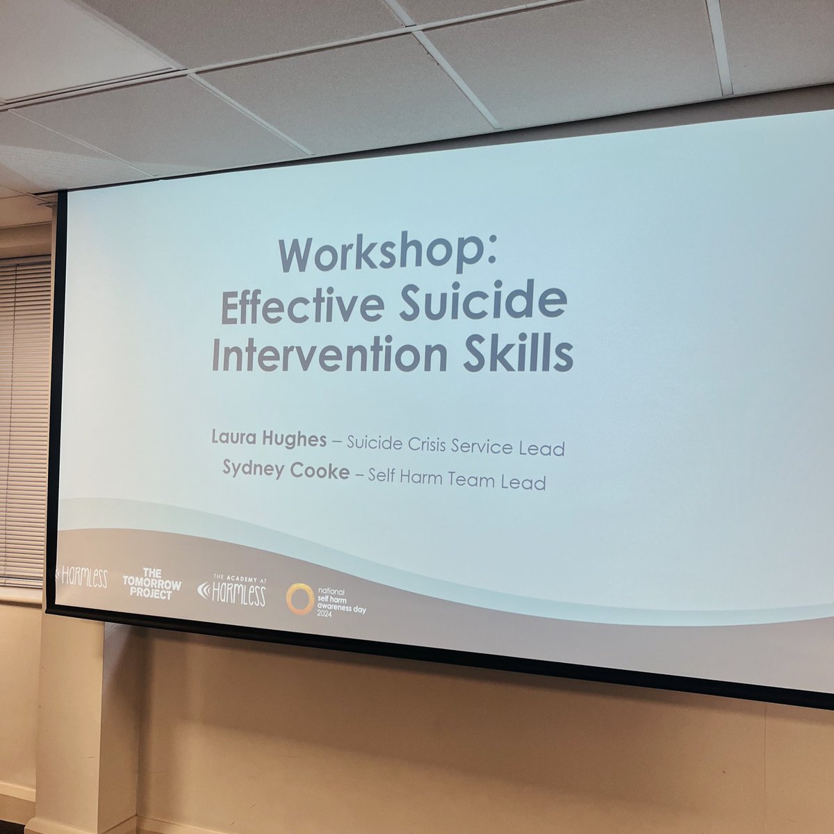 What a day. Our biggest &amp; most successful #HarmToHope Conference to date. I’m exceptionally proud of my colleagues every day, but especially today.

Big love to <a href="/CarolineHarroe/">Caroline Harroe</a> &amp; <a href="/SydneySanctuar1/">Sydney Sanctuary</a> for speaking with me today 🩵 #SelfHarmAwarenessDay