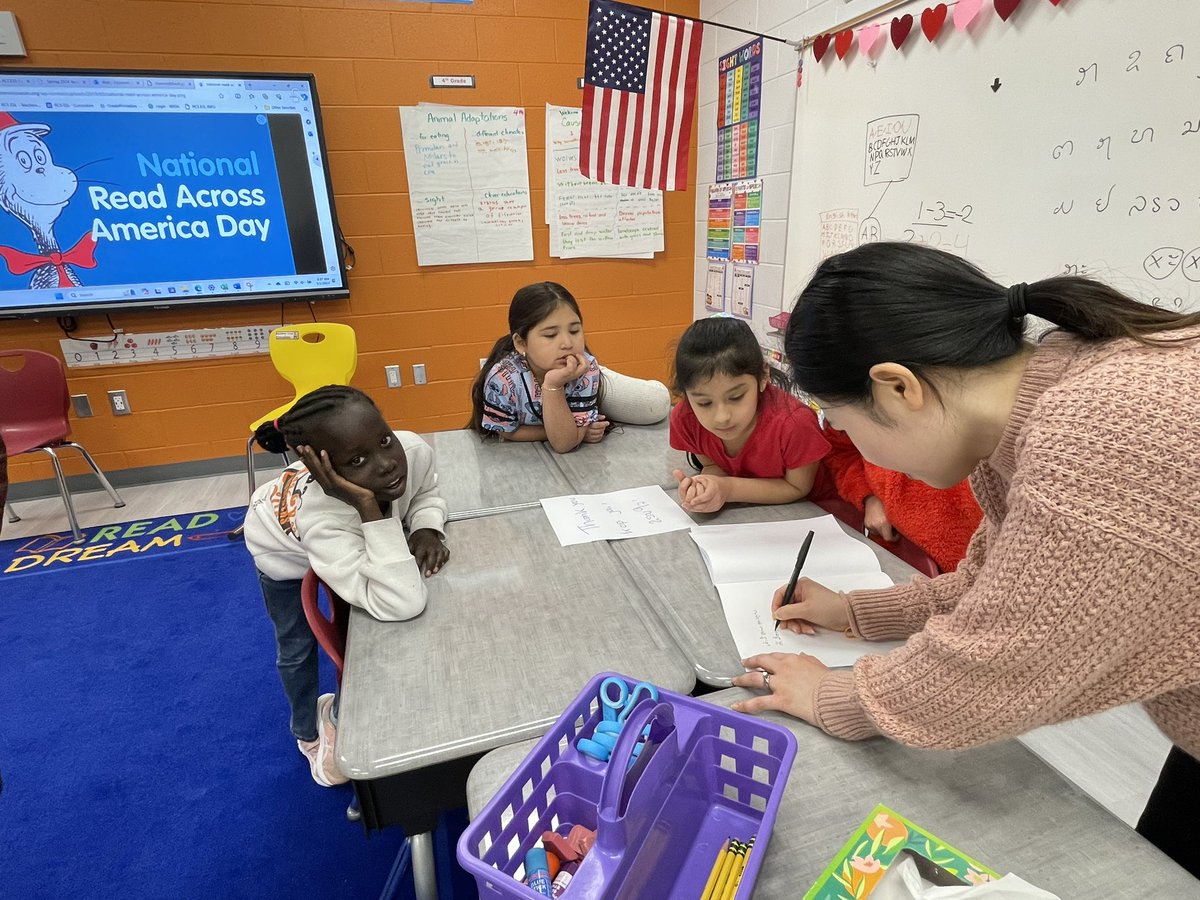 Read Across America was a success! My students had parents that read in English, Spanish, and Lao! What a blessing to hear different languages. Grateful for the parents that took the time to come and read to us. ❤️🦦📚 #ReadAcrossAmerica #otterlyAmazing  #PlainviewElementary