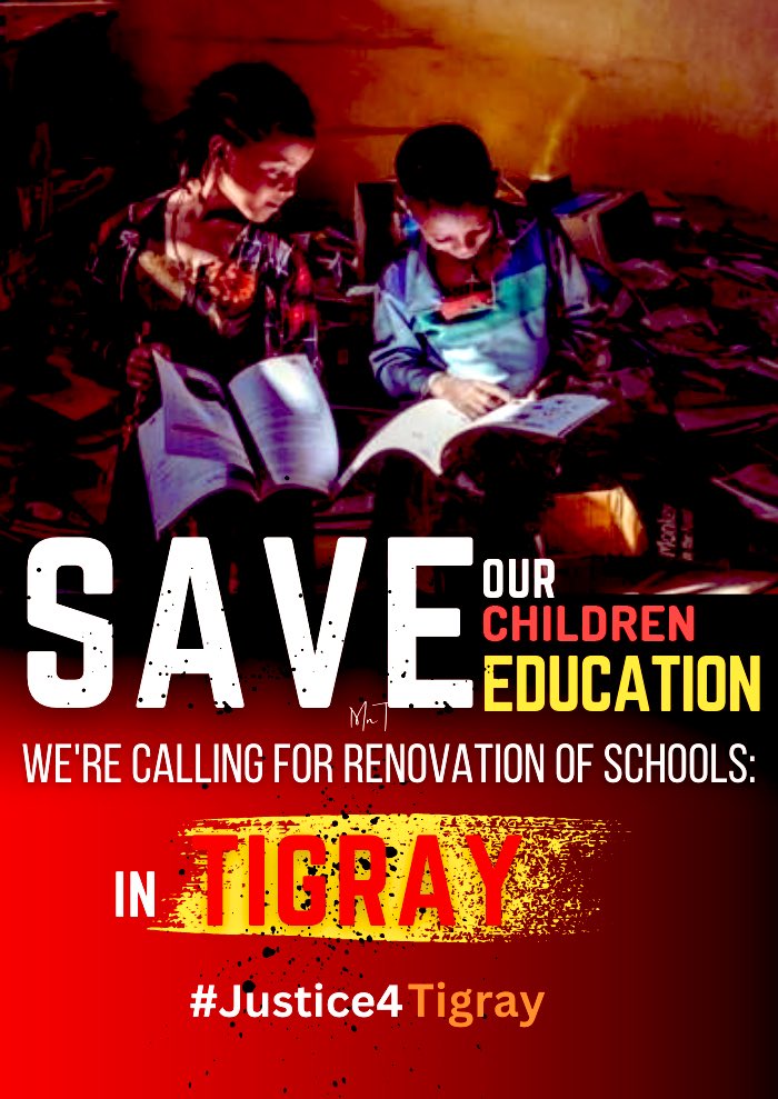 Weaponized starvation in Tigray at z hands of @AbiyAhmedAli has left 7M in need of emergency food. >3M children remain cut off from school & necessary emergency humanitarian assistance.
#GenocidePreventionDay #EritreaOutOfTigray @UN @WFP @WFP_Africa @amnesty
@delina_21