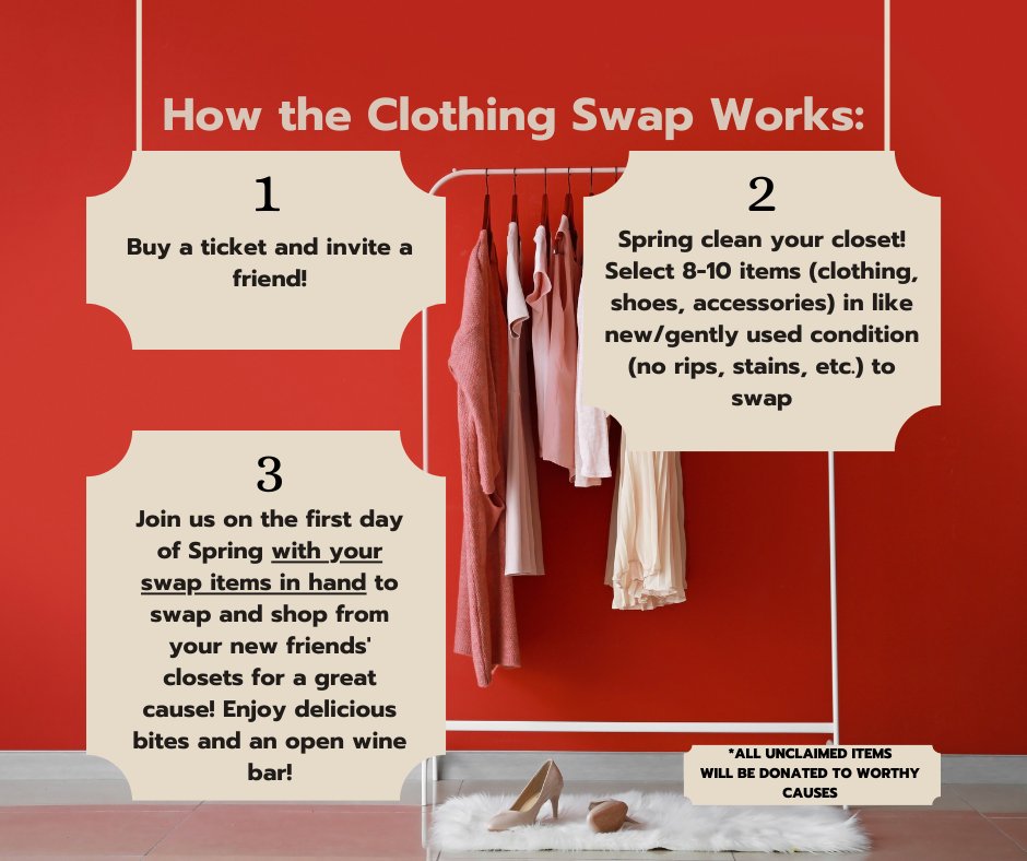 Spring into Spring in style and join our Associate Board at the Spring Equinox Sip &amp; Swap Soiree on March 21, 2024! 🌹Learn more and purchase tickets at bit.ly/RDCSipandSwap!

#RedDoorCommunity #SpringEquinox #ClothingSwap #RDC #NYC #SustainableShopping
