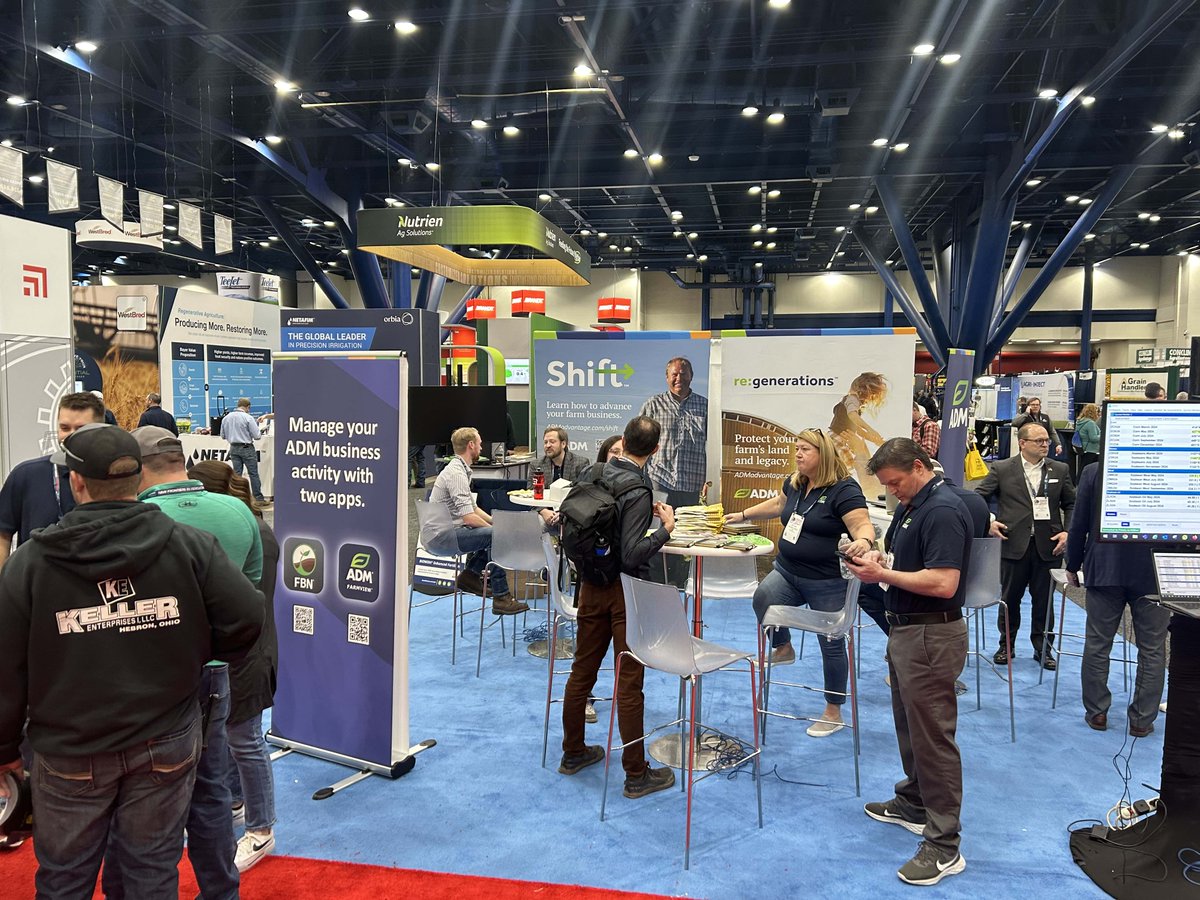 Day 3 at @ComClassic is off to a great start! Thanks to everyone who's already stopped by booth #2423 to chat with our representatives about fertilizer, grain, and regen ag. Don't forget to register for Shift™ to get a free pair of work gloves. #Classic24 #ADMregenerations