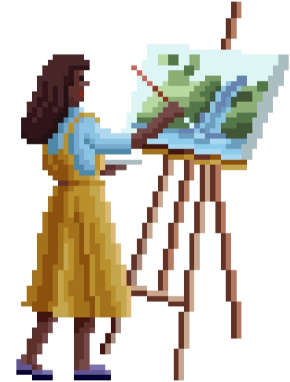 mehwish_riazz's tweet photo. 🔥🔥 New Drop 🔥🔥

    🎨" The Pixel Painter"🖌
Painting is self discovery , Every good artist paints what he is.
on @objktcom 
#mehwish #tezos #TezosNFTs #pixelcollection
4 Editions
6 Tezos
https://t.co/ZEGerxgGWy https://t.co/FJ1Ypjo5fQ
