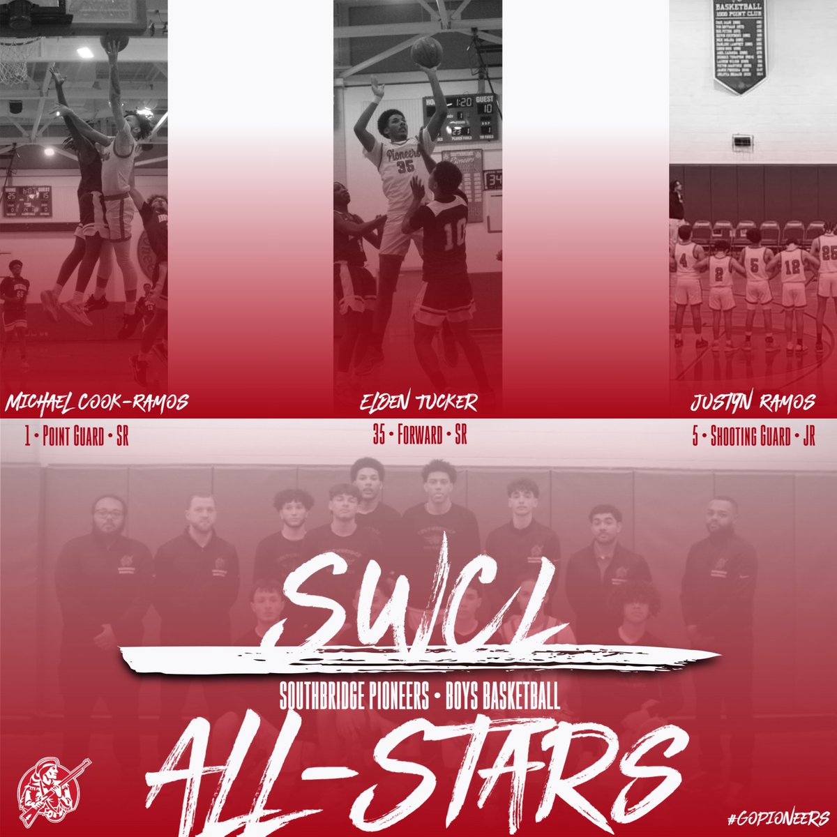 Southbridge Athletics (@smhs__athletics) on Twitter photo SWCL ALL-STARS: <a href="/SMHS__Athletics/">Southbridge Athletics</a>🏀Sr. Captain Michael Cook-Ramos earned 1st-Team; Sr. Elden Tucker earned 2nd-Team; and Jr. Justyn Ramos earned 2nd-Team. These players should be BIG contributors in our <a href="/MIAA033/">MIAA</a> Round of 32 matchup at <a href="/AtholBears/">Athol Athletics</a> tonight at 6:00! #GoPioneers 🪓🪵 SWCL ALL-STARS: <a href="/SMHS__Athletics/">Southbridge Athletics</a>🏀Sr. Captain Michael Cook-Ramos earned 1st-Team; Sr. Elden Tucker earned 2nd-Team; and Jr. Justyn Ramos earned 2nd-Team. These players should be BIG contributors in our <a href="/MIAA033/">MIAA</a> Round of 32 matchup at <a href="/AtholBears/">Athol Athletics</a> tonight at 6:00! #GoPioneers 🪓🪵