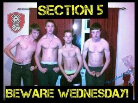 Dunsbyowl's tweet photo. Have they left school yet ? 😉😂 #swfc #RovRum https://t.co/owcP10UKbd