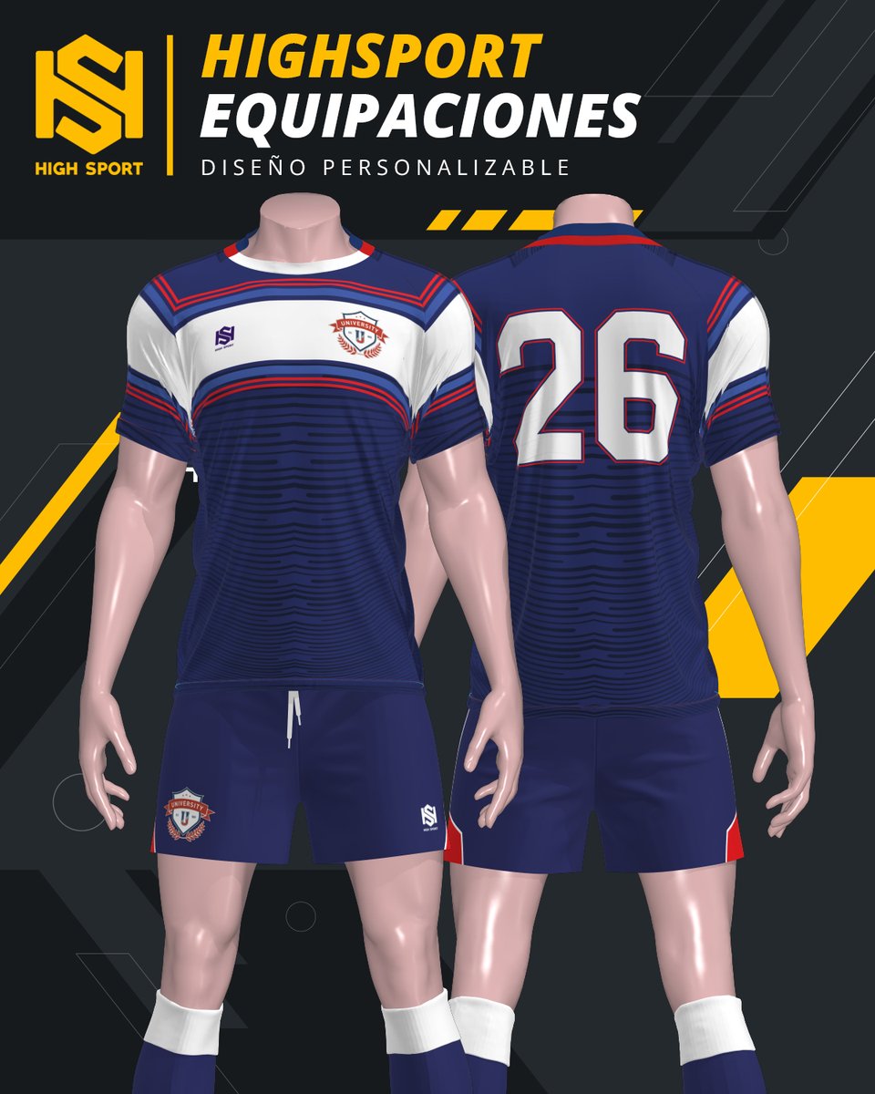 🤔¿Necesitas una equipación?
➡️Pues nosotros te la diseñamos y fabricamos excluisvamente para ti.
Equipación completa totalmente personalizada adaptada a tu idea, te asesoramos y te ofrecemos la mejor alternativa.
➡️Mándanos un MD o en contacto@highsport2022.com y te informamos!