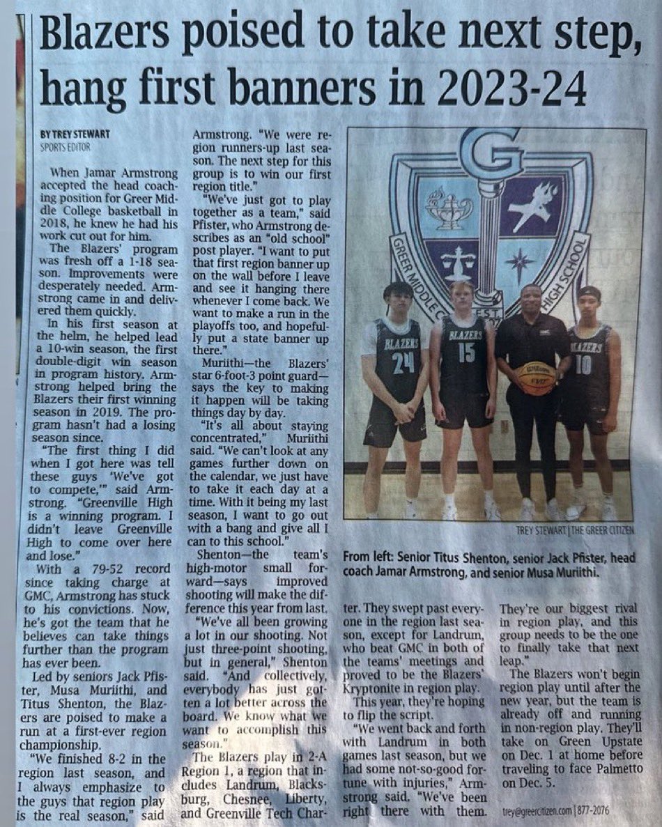 Greer News Sports tweet media