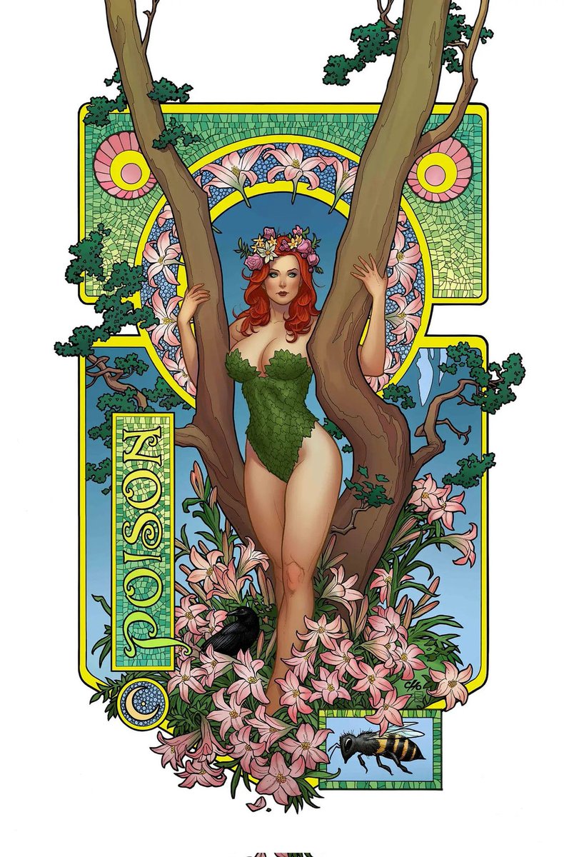 ❀ Poison Ivy #22 variant cover by Frank Cho.