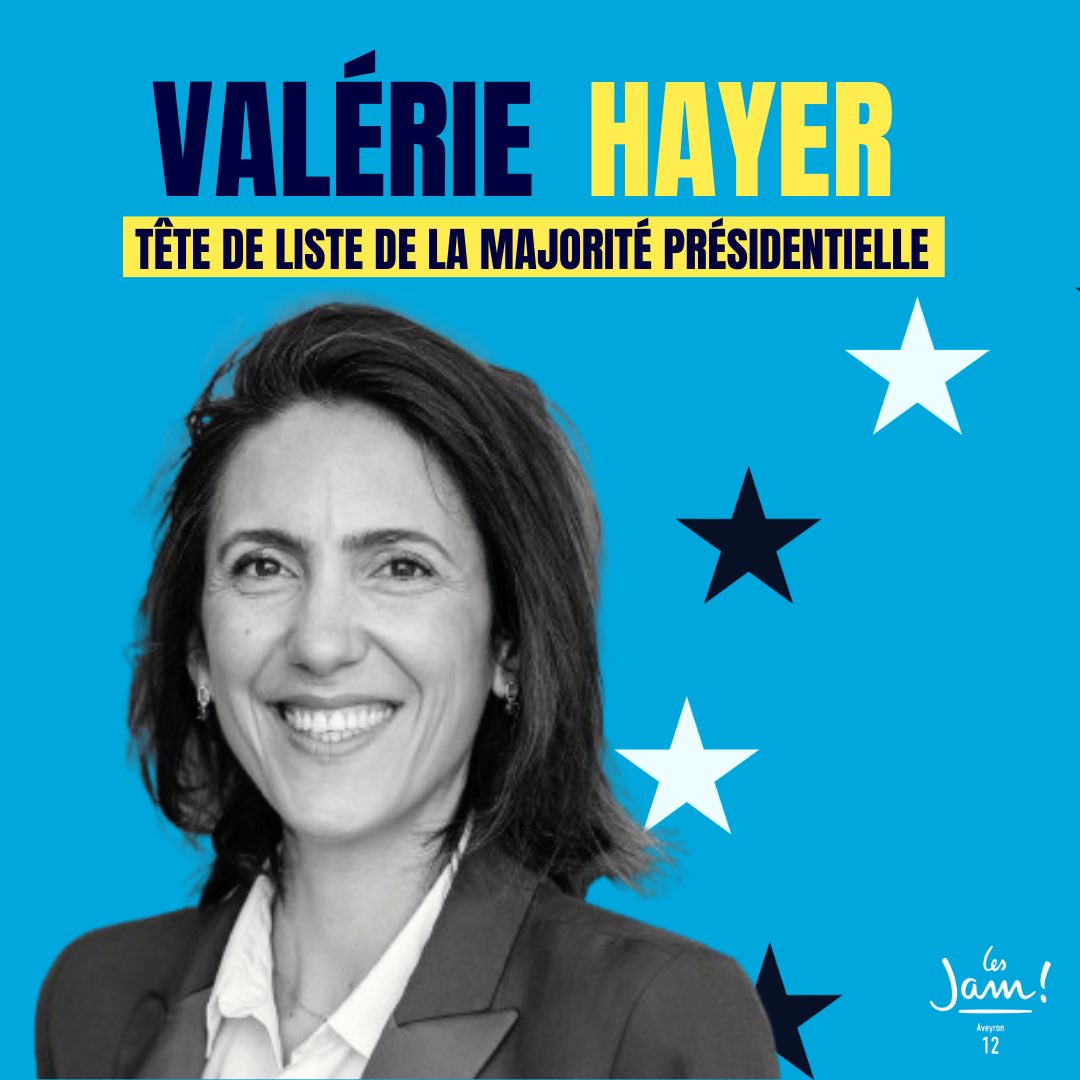 Félicitations à <a href="/ValerieHayer/">Valérie Hayer</a> ! Tête de liste de notre majorité pour les élections européennes 🇪🇺

Toujours fiers de soutenir des personnalités qui incarnent l’Europe, car nous avons @BesoindEurope 

Rendez-vous le 9 juin aux urnes 🗳️