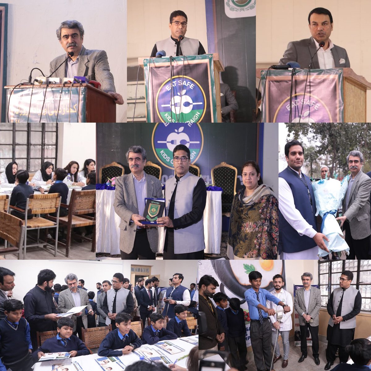 PFAHQOfficial's tweet photo. Picture collage showcasing the inauguration of the Eat Safe Kids Campaign at Government High School Boys, Kareem Block. .

https://t.co/1BEPpVeMit
#PFA #eatsafekids #campaign #foodsafety

@CS_Punjab @GovtofPunjabPK https://t.co/U9J43lHH0W