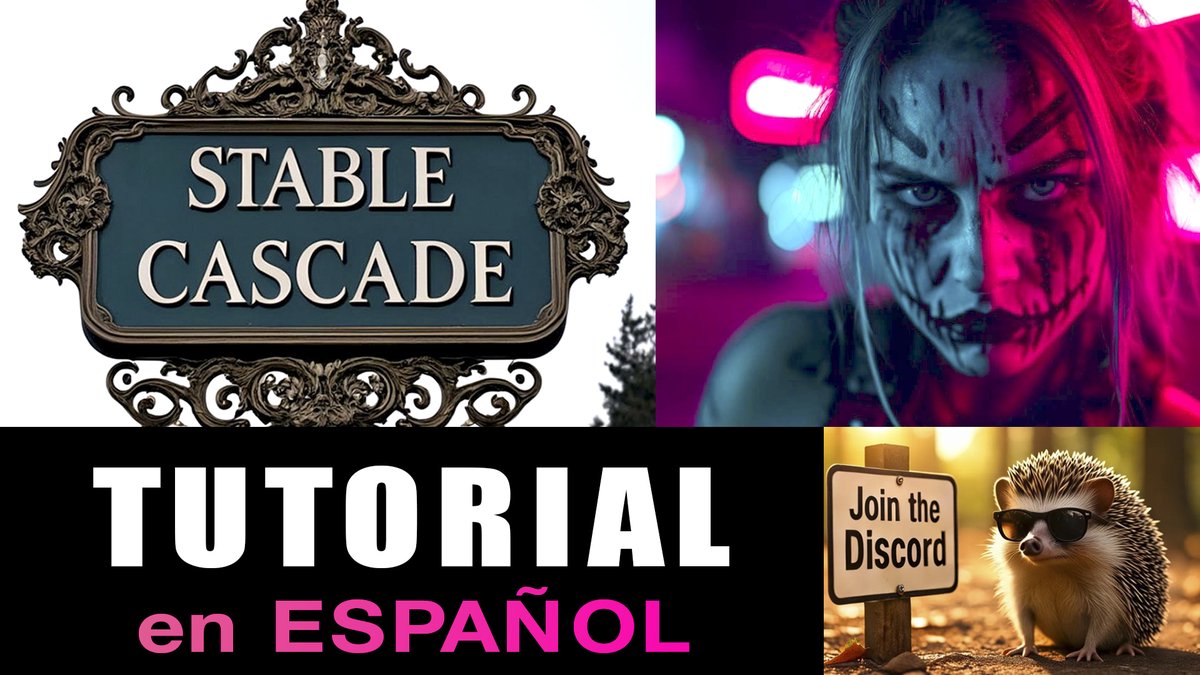 Descubre Stable Cascade NUEVO modelo de Stabily AI ¿Mejor que SDXL? 
No te pierdas el tutorial que hemos preparado en nuestro canal de Youtube
youtu.be/mQSnQCLMxnQ?si…